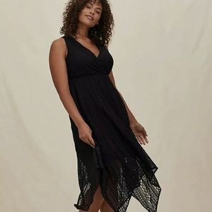 Torrid Size 1 Black Lace Dress